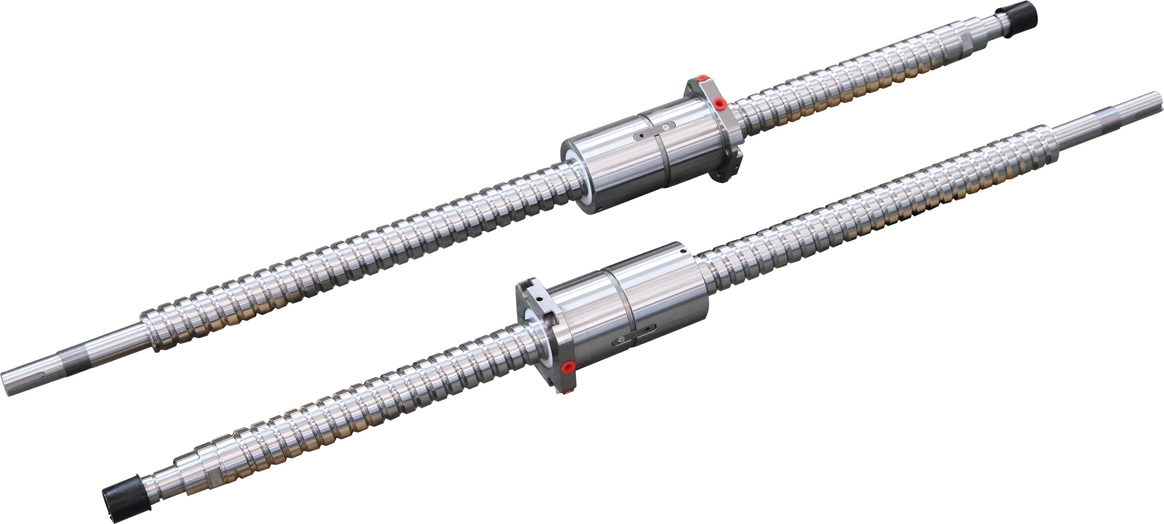 高剛性、高精度、高速度的進口臺灣上銀或銀泰P級線性滑軌，C3精密滾珠絲桿，專用日本NSK/德國FAG絲桿軸承。